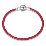 Bracelet tressé femme Argent