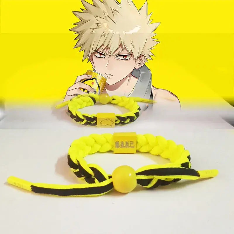 Bracelet tressé My Hero Academia