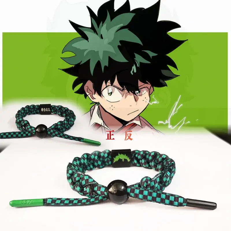 Bracelet tressé My Hero Academia