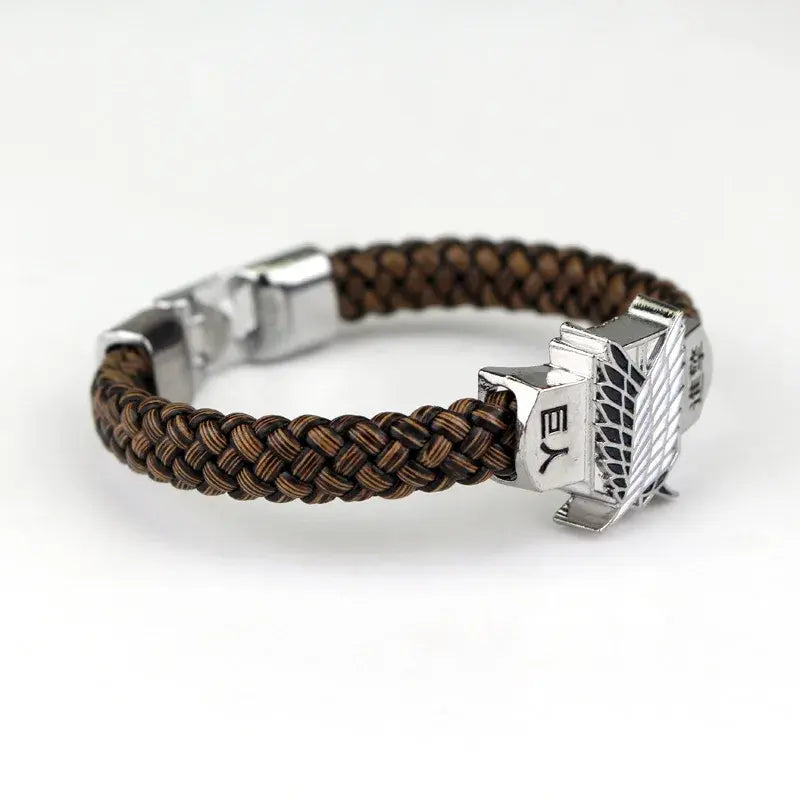 Bracelet tressé Shingeki no Kyojin SNK