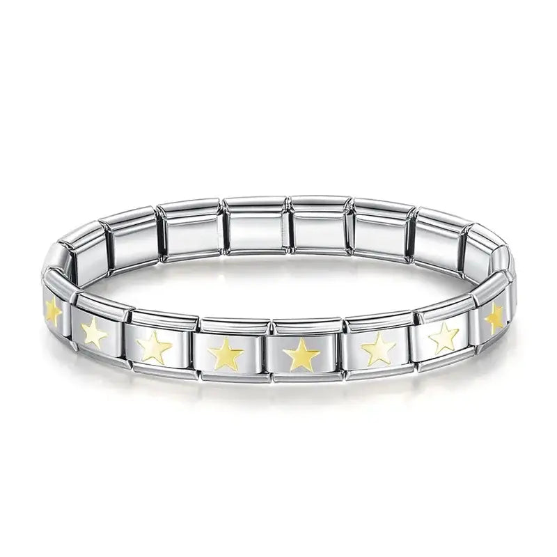 Bracelets Charm Hapiship Argent Doré