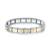 Bracelets Charm Hapiship Argent Doré