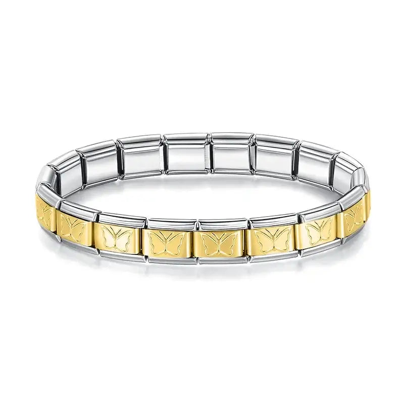 Bracelets Charm Hapiship Argent Doré