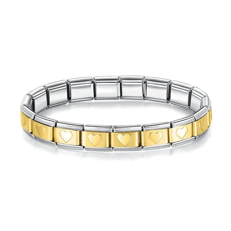 Bracelets Charm Hapiship Argent Doré
