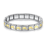 Bracelets Charm Hapiship Argent Doré