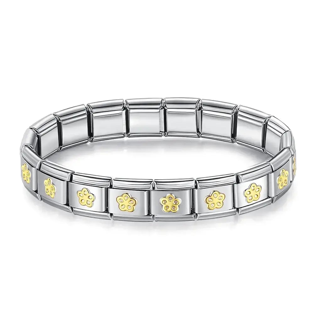 Bracelets Charm Hapiship Argent Doré