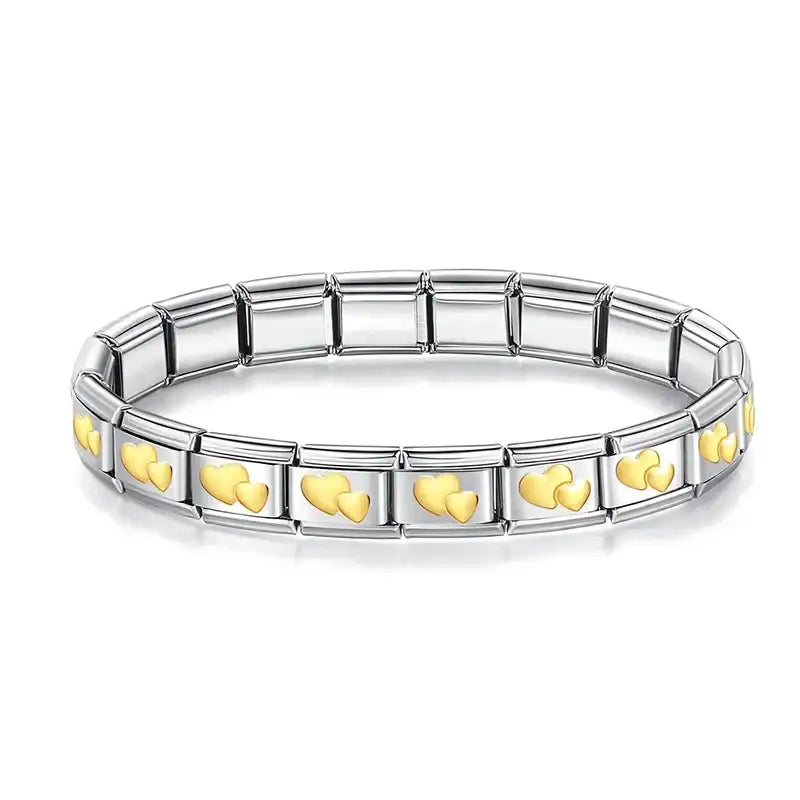Bracelets Charm Hapiship Argent Doré