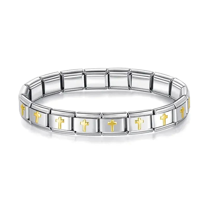 Bracelets Charm Hapiship Argent Doré