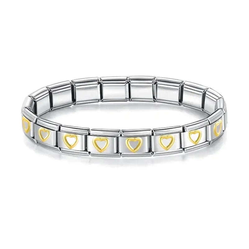 Bracelets Charm Hapiship Argent Doré
