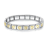 Bracelets Charm Hapiship Argent Doré
