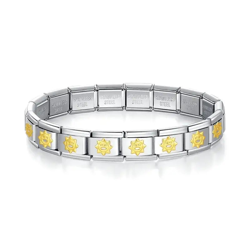 Bracelets Charm Hapiship Argent Doré