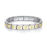 Bracelets Charm Hapiship Argent Doré