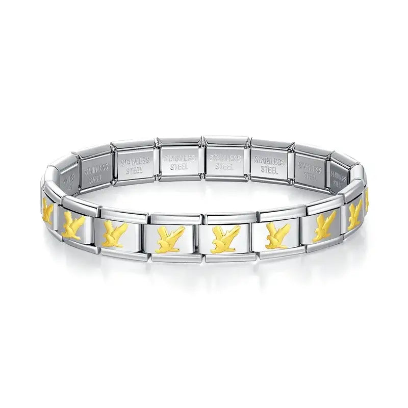 Bracelets Charm Hapiship Argent Doré