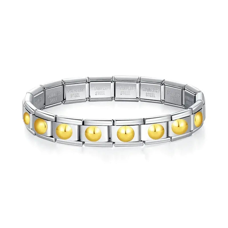 Bracelets Charm Hapiship Argent Doré