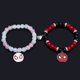 Bracelets Perles Spider-Man et Spider-Gwen