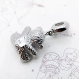 Breloque Collier Nounours Amour Argent