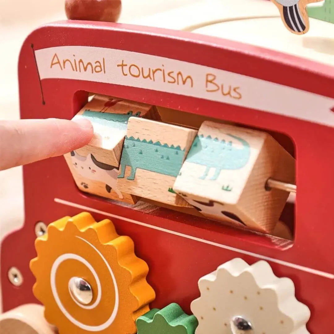 Jouet en bois Bus Montessori – BusAventure
