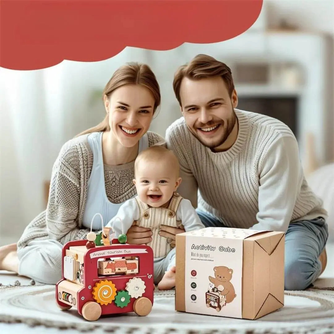 Jouet en bois Bus Montessori – BusAventure