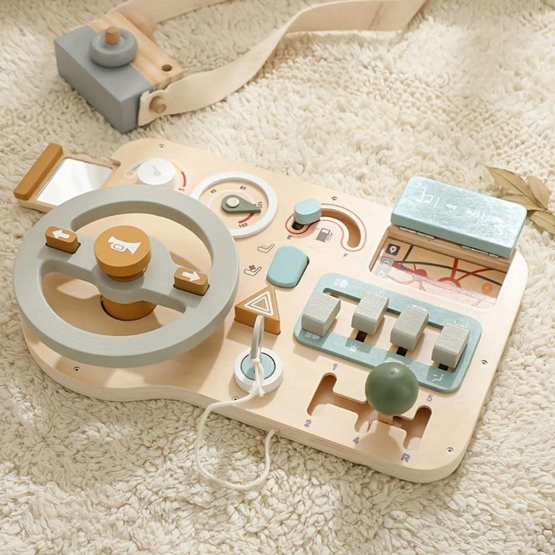 Busy Board - Panneau de Jeu Montessori Voiture