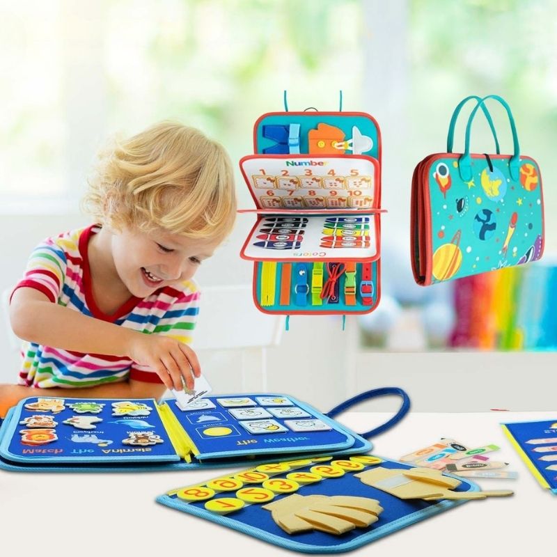 Busy Board - Planche Sensorielle Montessori