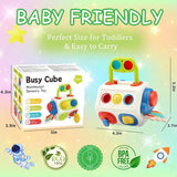 TravelTot 9-en-1 Cube Montessori Occupé (Jouet Fidget)