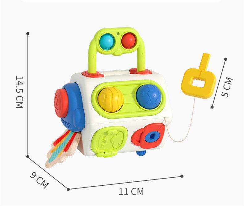 TravelTot 9-en-1 Cube Montessori Occupé (Jouet Fidget)