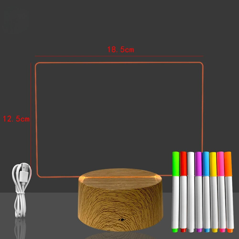 Veilleuse LED CréaMagic tableau dessin