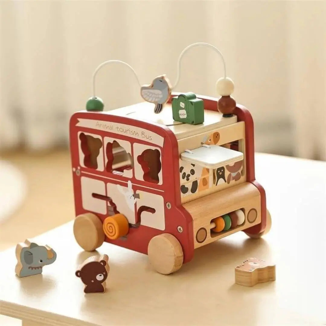 Jouet en bois Bus Montessori – BusAventure