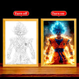 Cadre Led Animé Vegetto Dragon Ball Z