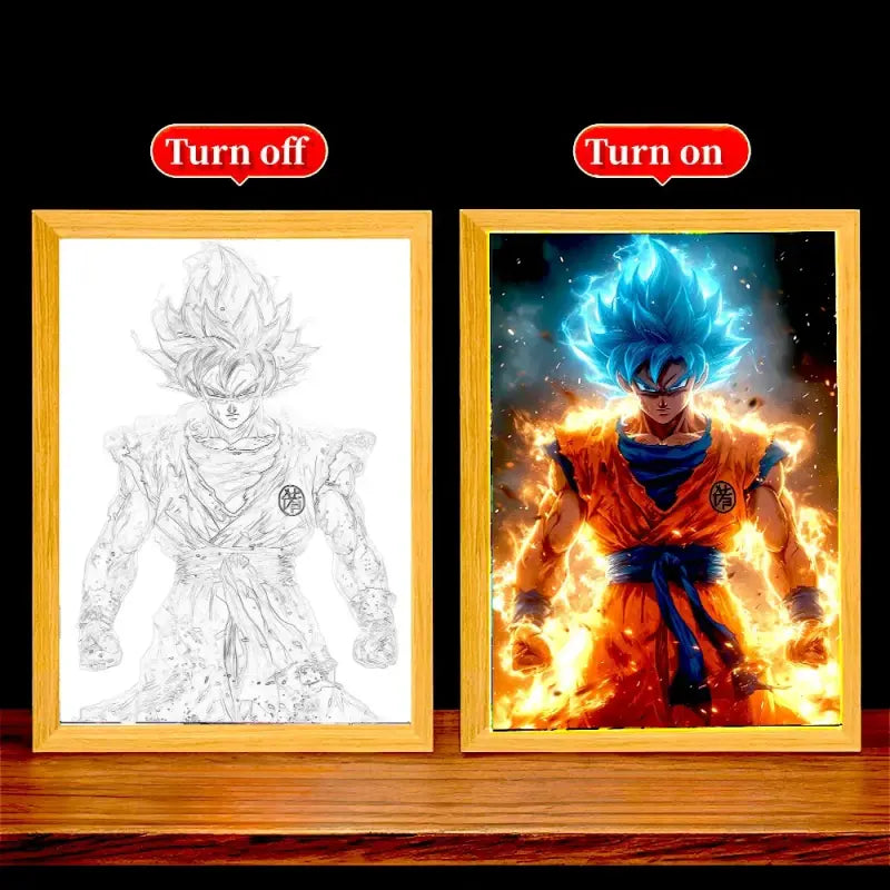 Cadre Led Animé Vegetto Dragon Ball Z