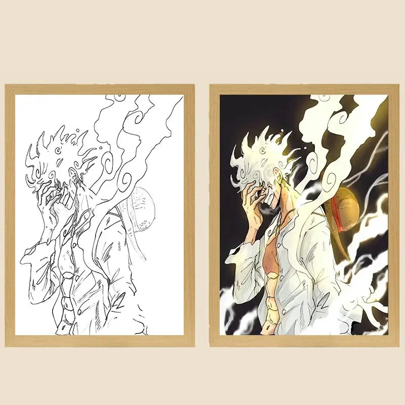 Cadre Led Monkey D. Luffy Gear V