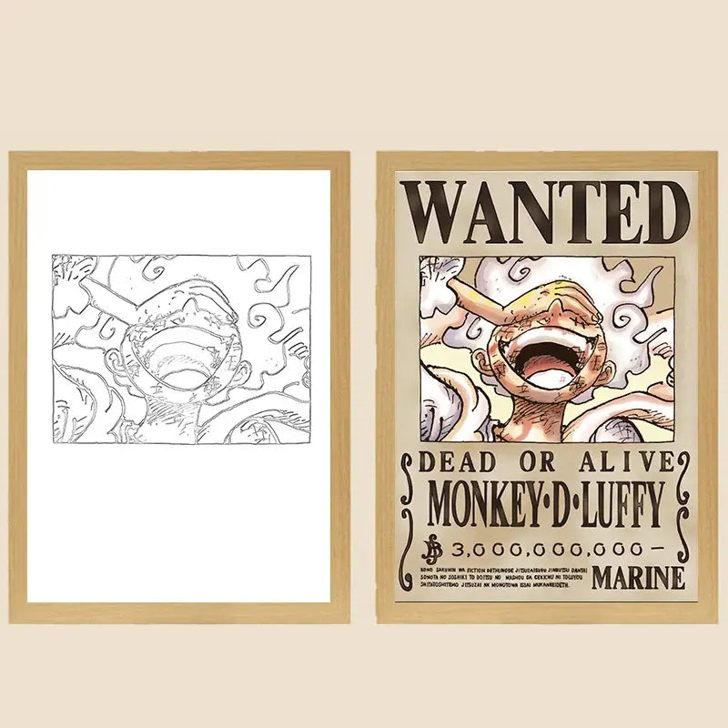Cadre Led Monkey D. Luffy Gear V