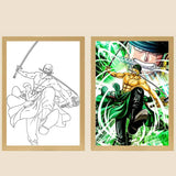 Cadre Led Roronoa Zoro One Piece
