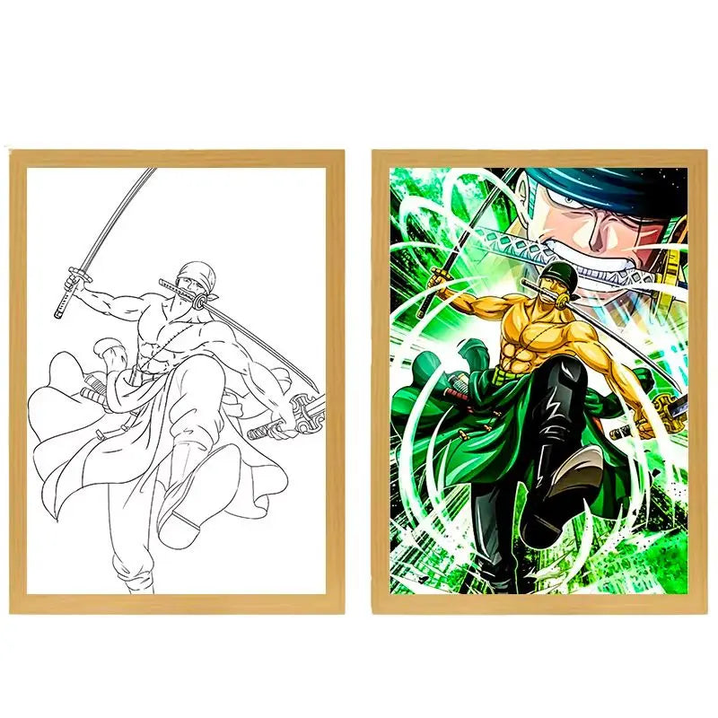 Cadre Led Roronoa Zoro One Piece