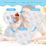 Cahier d'Écriture Réutilisable Enfant | WriteSpark