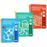 Cahier Jeu labyrinthe réutilisable