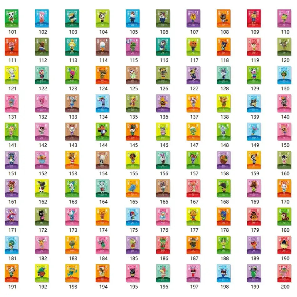 Cartes NFC Collection Animal Crossing