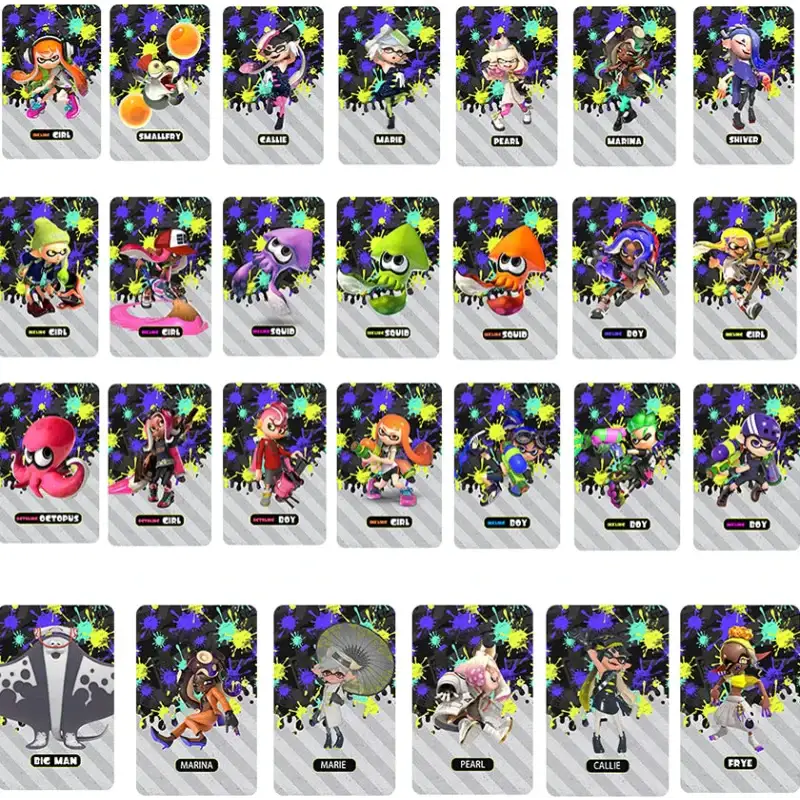 Cartes NFC Splatoon 2026