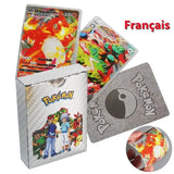 Cartes Pokémon Française Métal Or Argent Vmax