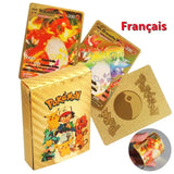 Cartes Pokémon Française Métal Or Argent Vmax