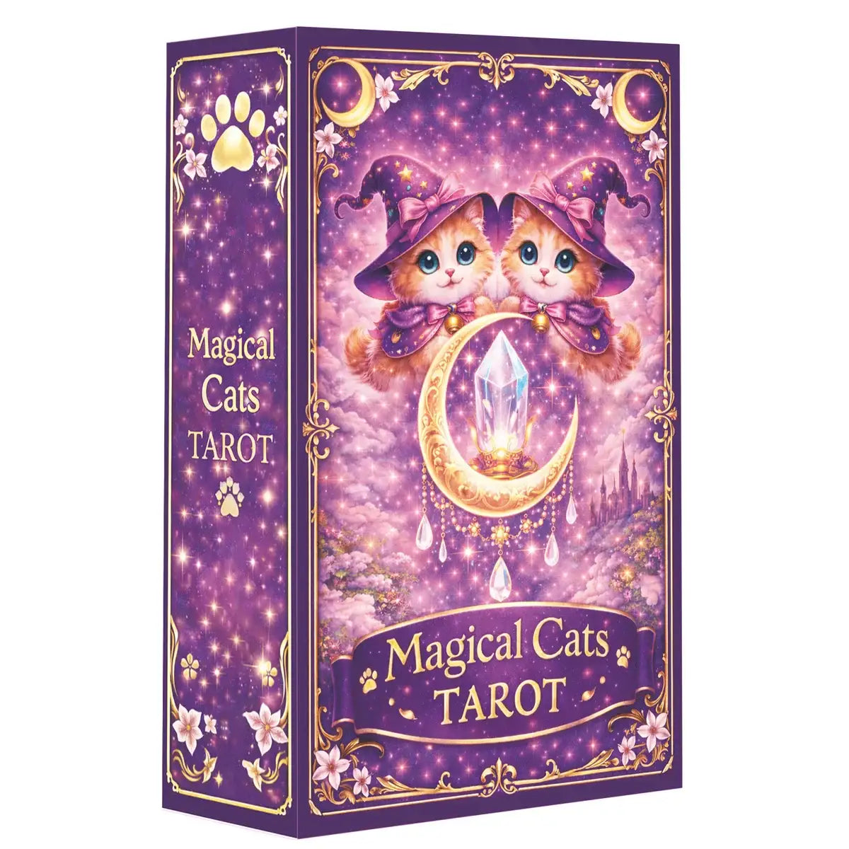 Cartes Tarot Debutant Anglais Chats Magiques