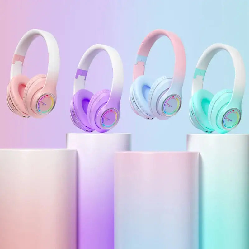 Casque Audio Bluetooth Haute Qualité Pastel
