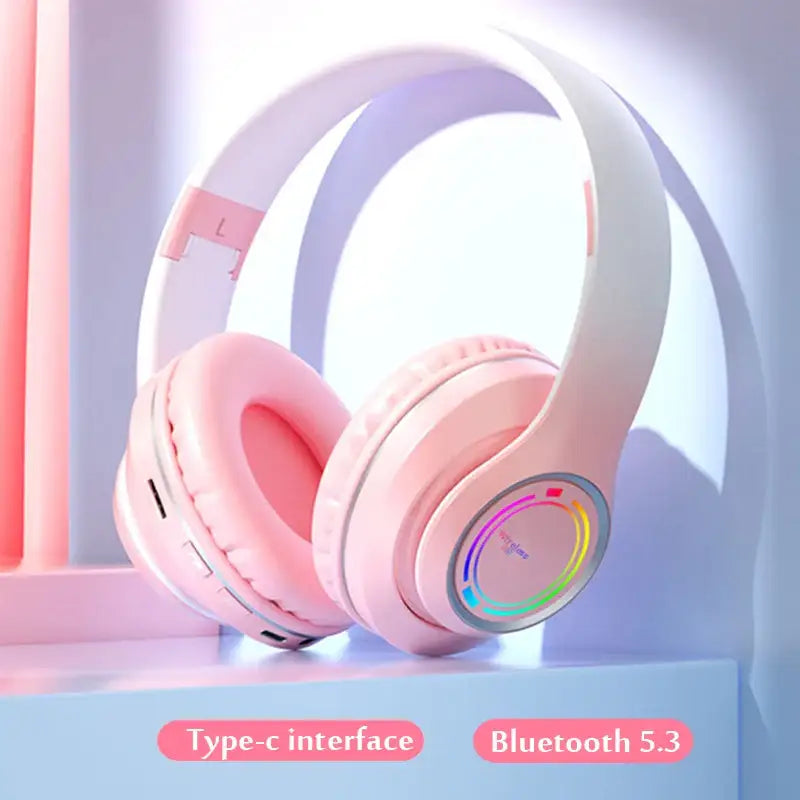 Casque Audio Bluetooth Haute Qualité Pastel