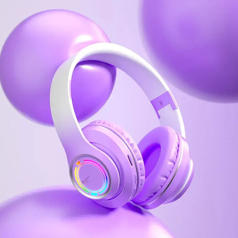 Casque Audio Bluetooth Haute Qualité Pastel