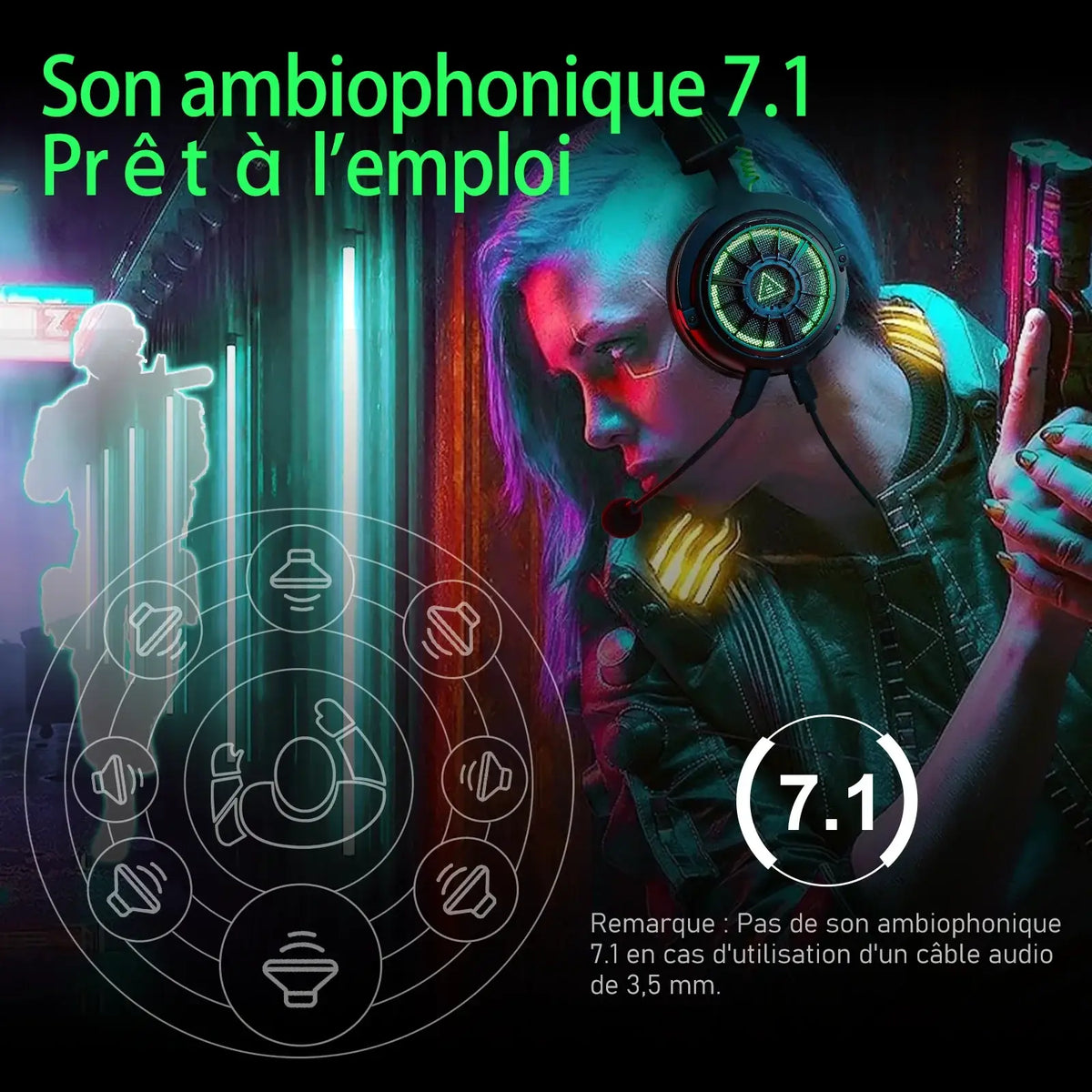Casque Audio PC gamer
