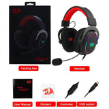 Casque Filaire Gaming RGB USB