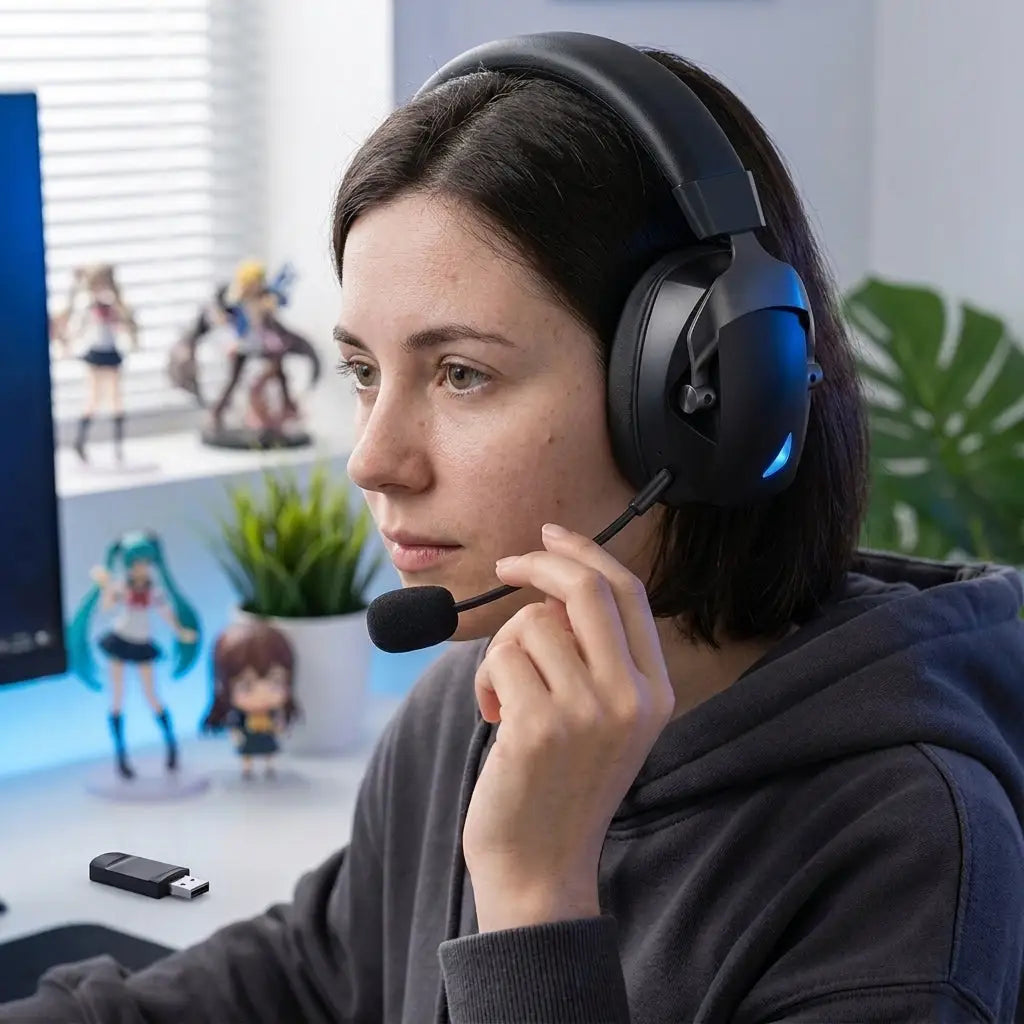 Casque Micro Gaming Bluetooth USB