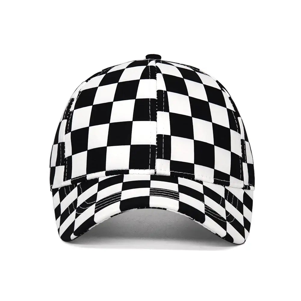 Casquette Baseball Mode Damier