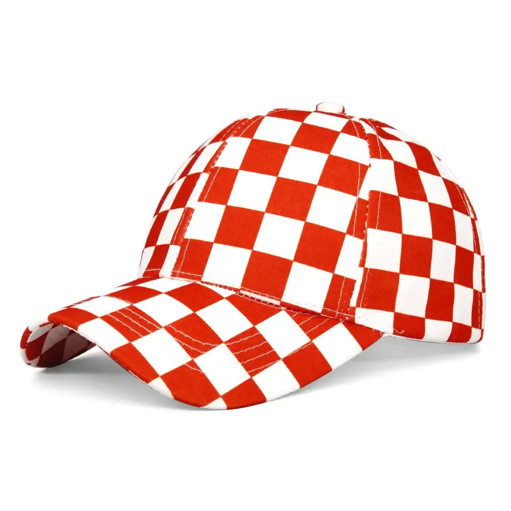 Casquette Baseball Mode Damier