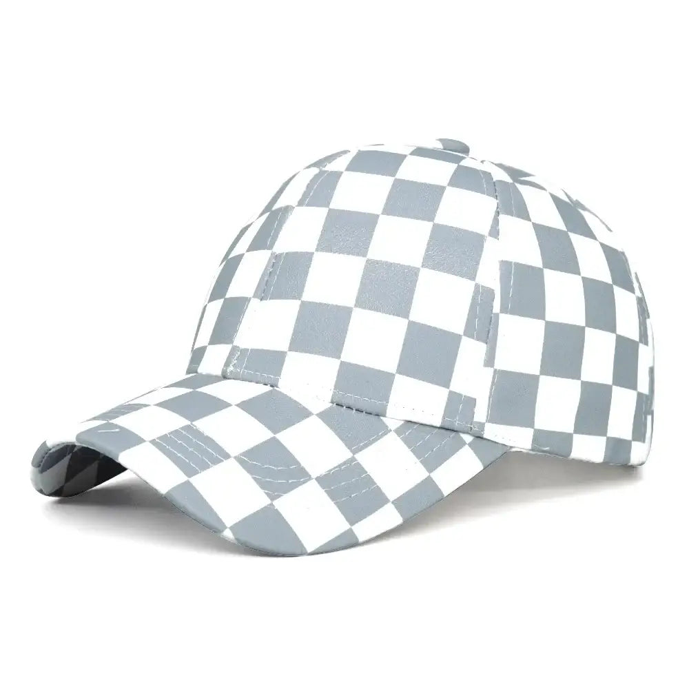 Casquette Baseball Mode Damier